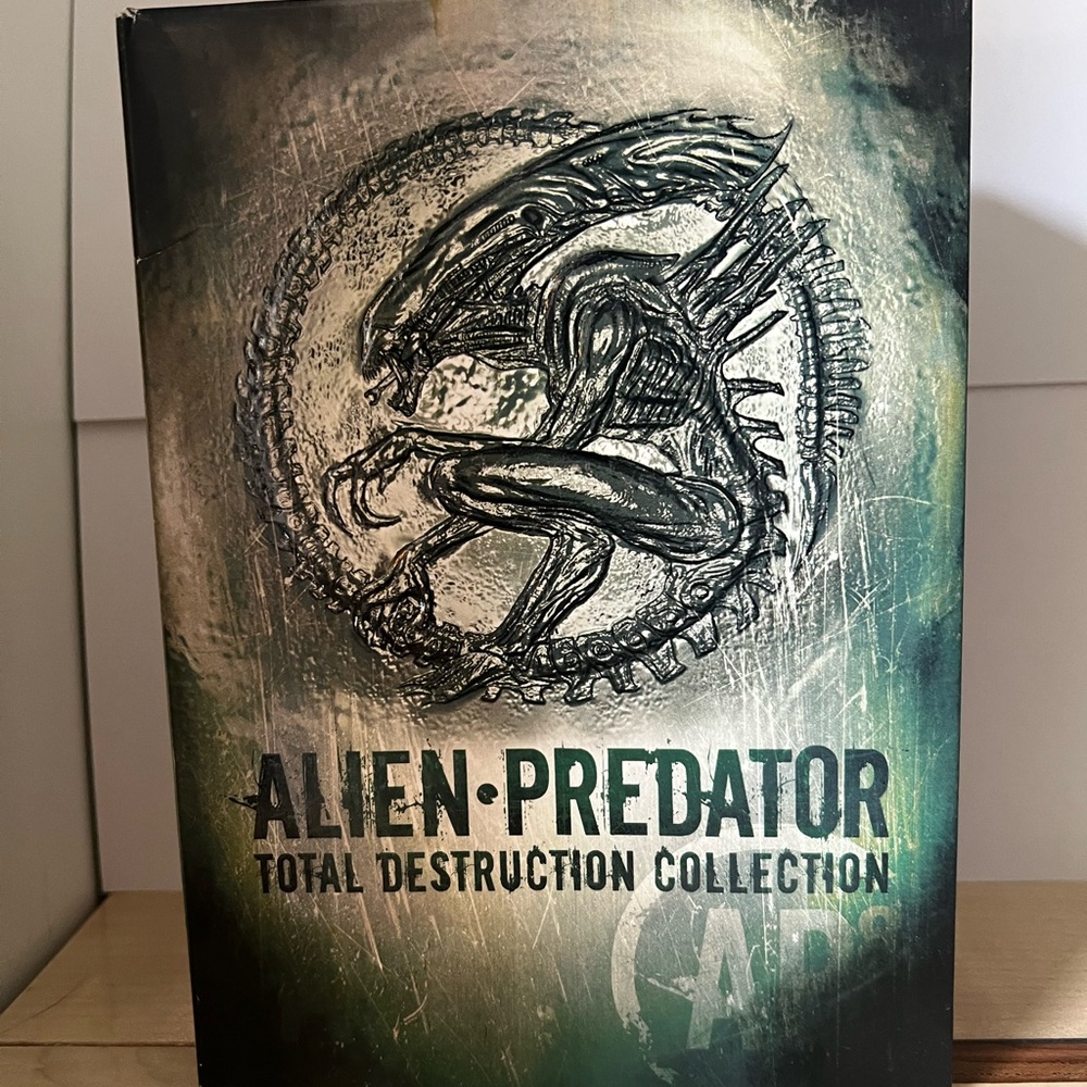 Green and Black Alien vs Predator DVD Collection